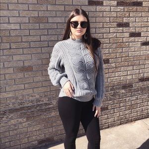 Grey Knit Sweater